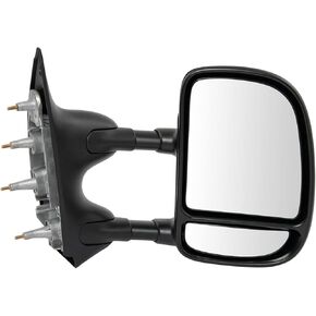 Trail Ridge Tow Mirror 180 Degree Swing Manual Dual Arm Telescoping Mirror Passenger Right RH for Ford Van
