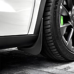 Model 3 Mud Flaps, Mudguards, No Drilling Required, Splash Guards,All Weather Protection, Sturdy Thicker, Tesla Model Y Model 3 Accessories, Set of 4 Mudflaps