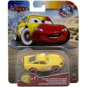 Mattel Disney Cars Color Changer Cruisin McQueen أصفر/أحمر (أحمر وأصفر)