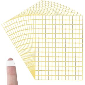 2940PCS Matte White Labels Stickers, Small Blank Labels, Price Stickers to Write On, Removable Sticky Name Tags Stickers, Peel and Stick Paper for Jar Box Folder Envelope School Office Kitchen