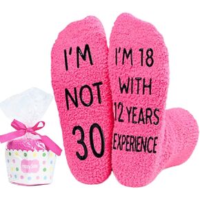 30th Birthday Gifts Ideas Cotton Socks, 30 Year Old Birthday Gifts for Women, 30th Birthday Gifts for Her