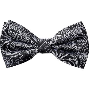 GoTie Men's Paisley Bowtie - Bow Ties Ready to Wear - Pretied Adjustable Ties For Short or Tall Men