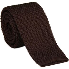 Men's Supper Skinny Knitted Tie Solid Colored Smart Casual Necktie Various Color in Kuwait