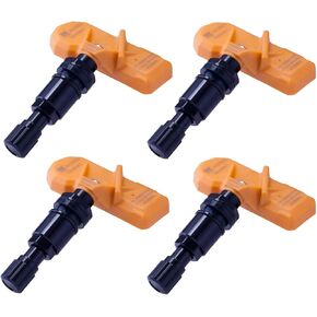 IM2536 TPMS Sensor 433MHz – Black Stem Tire Pressure Sensors - Pre-Programmed Tire Pressure Sensors for Cars - Ready to Install Wheels Sensor Compatible for Volvo – Tpms Sensors Pack of 4