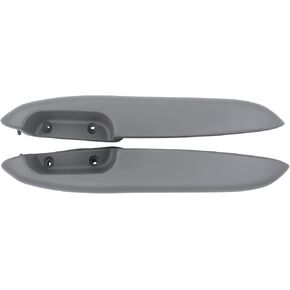 NewYall Pair Gray Interior Door Armrest Panel for C/K 1500 C2500 C3500 Tahoe Yukon 1995-2002 Grey Inner Front Left Driver and Right Passenger Side Handrail Rest 80979 80980 15961795 15961796
