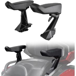 Passenger Armrests for Spyder RT 20-24, Adjustable Rear Passenger Arm Rest Kit for Can Am Spyder RT/Limited/Sea-to-Sky 2020-2024 Accessories, Replace #219401181