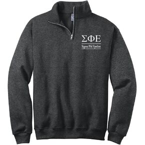 Sigma Phi Epsilon Quarter Zip Pullover Sweatshirt