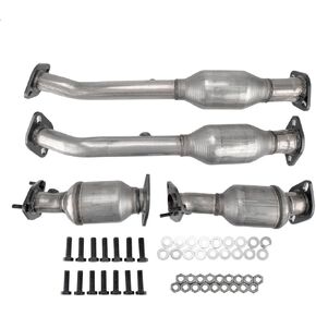 KAC Catalytic Converter Set for 4.0L, 2005-2012 Pathfinder 2005-2018 Frontier 2012-2017 NV1500 NV2500 NV3500 2005-2015 Xterra 2009-2012 Equator Catalytic Converter Kit OEM 16399, 16400, 16467, 16468