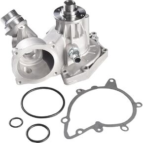 AW9465 Professional Water Pump with Gasket Compatible with 1999-2003 BMW 540i 1999-2001 BMW 740iL 2000-2003 BMW X5 V8 4.4L 4.6L 4.8L
