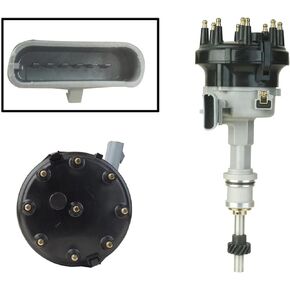 OEG Parts New Distributor Compatible With Ford F-150 F250 F350 E150 E250 E350 Bronco 351 5.8 1988 1989 1990 1991, Replaces E7TE 12127-DA, E7TZ 12127-D