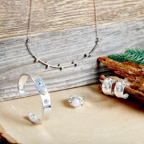 أقراط على شكل حرف J من الفضة الاسترليني "تولوم" من Silpada in Kuwait