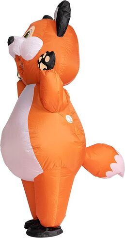 Spooktacular Creations Halloween Costume Adults, Full Body Inflatable Costume with a pair of Gloves, Fox Costumes Blow up Costume Unisex - One Size in Saudi Arabia
