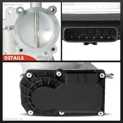 A-Premium Electronic Throttle Body Compatible with Kia & Hyundai Models - Sorento 2014-2018, Sedona 2015-2018, Cadenza 2014-2016, Santa Fe 2013-2018, Azera 2012-2017, Santa Fe XL 2013-2019, 3.3L in Saudi Arabia
