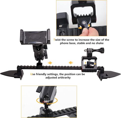 BESTAOO JL Dash Multi-Mount Phone Holder, for 2018-2024 Jeep Wrangler JL JLU & Gladiator JT, Multifunction, Action Camera Holder and Platform Phone Stand in Saudi Arabia