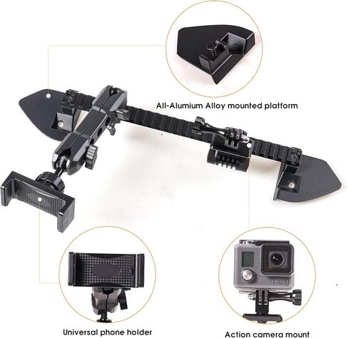 BESTAOO JL Dash Multi-Mount Phone Holder, for 2018-2024 Jeep Wrangler JL JLU & Gladiator JT, Multifunction, Action Camera Holder and Platform Phone Stand in Saudi Arabia