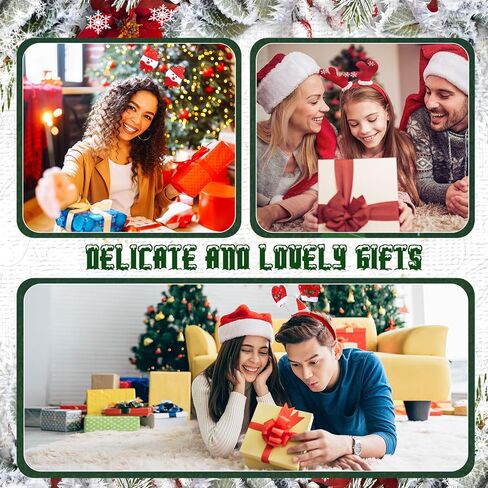 Jexine 72 Pcs Christmas Headbands, Cute Santa Reindeer Antlers Holiday Headbands Christmas Hat Toppers Hair Band Fun and Festive Hair Hoop Xmas Costume Headwear Christmas Accessories, 24 Styles in Saudi Arabia
