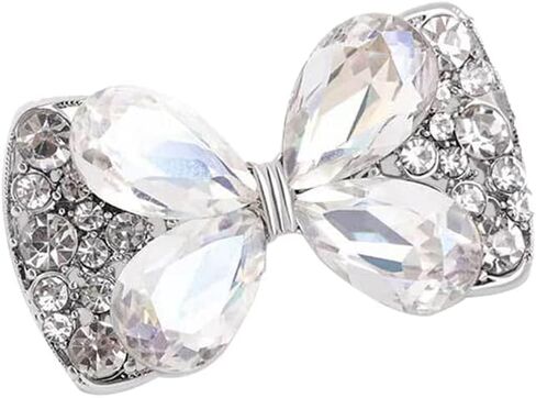 Rhinestone Butterfly Bowknot Brooch Pin for Women Girls Fashion Cute Crystal Birthstone Brooches Lapel Pins Delicate Dress Accessories Easter Birthday Wedding Party Jewelry Gift Souvenir in Saudi Arabia