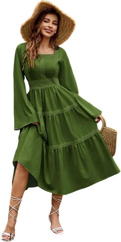 Abaowedding Renaissance Costume Women Medieval Dress Long Bell Sleeve Dress Ren Faire Dress in Saudi Arabia