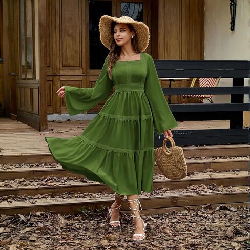 Abaowedding Renaissance Costume Women Medieval Dress Long Bell Sleeve Dress Ren Faire Dress in Saudi Arabia