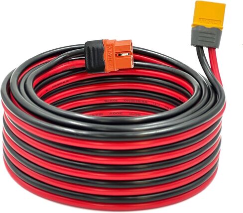 XT60i to XT60 Male Cable 10AWG Solar Charging Cable XT60i-F Extension Cable Solar Cable Compatible for Ecoflow Portable Power Station Solar Generator （5FT in Kuwait