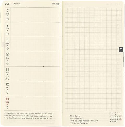 Hobonichi Techo 2025 Weeks MEGA [English/Tall and Slim Size/January Start/Planner] Sneaker: Leaf Green in Saudi Arabia