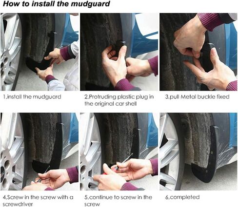 مجموعة واحدة من واقيات الطين للسيارة، واقيات الطين المتوافقة مع دودج جورني 2009-2020 in Kuwait