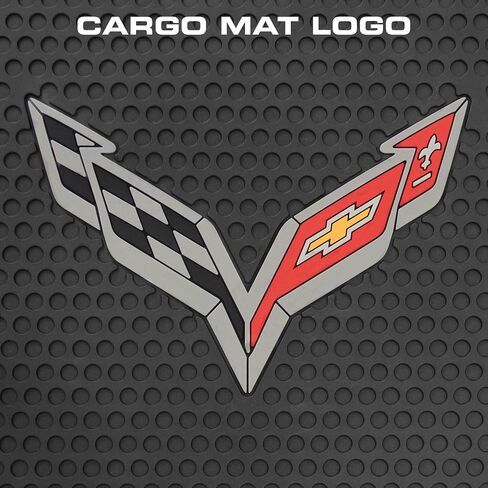 Lloyd Mats Heavy Duty Signature Rubber All Weather Floor Mats for Corvette C7 2014-2019 2pc Set in Kuwait