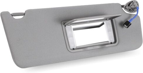 Nakuuly Left Driver Side Sun Visor Beige Compatible with 2016-2022 Honda Pilot 2018-2020 Honda Ridgeline Sunvisor with Mirror with Vanity Light Replaces # 83280-TG7-A12ZA in Kuwait