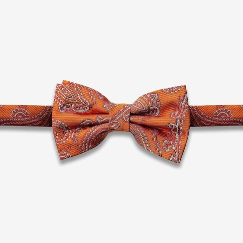 GoTie Men's Paisley Bowtie - Bow Ties Ready to Wear - Pretied Adjustable Ties For Short or Tall Men in Saudi Arabia