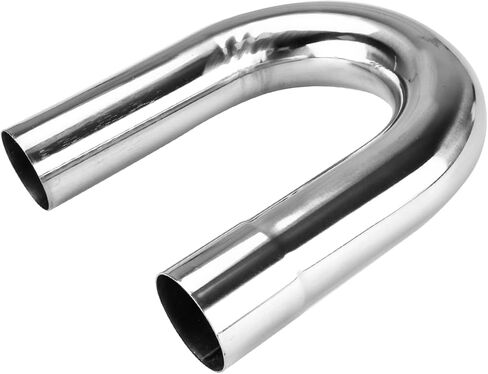 Exhaust Tubing，2.25" Mild Steel DIY Custom Exhaust Tubing Mandrel Bend Pipe Straight & U-Bend Kit, 8 Pcs Universal Fit Exhaust Pipe in Kuwait