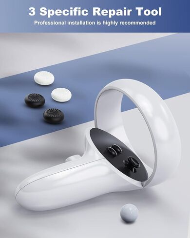 AOJAKI Thumbsticks Replacement for Oculus Quest 2 Controller/Meta Quest 2 Controller, Oculus Quest 2 Controller Replacement Parts, Include 2 Thumbsticks, Oculus Quest 2 Controller Accessories in Saudi Arabia