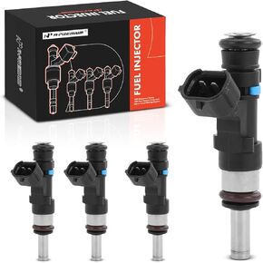 A-Premium Fuel Injectors Compatible with Mitsubishi Outlander 2008-2013, Lancer 2009-2014, L4 2.4L, Replace# 1465A205 4-PC Set