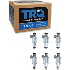TRQ Fuel Injector Set Compatible with 1996-1998 Jeep Cherokee Grand Cherokee 1997-1998 Wrangler