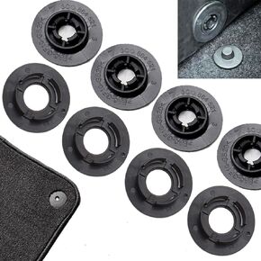 XUKEY 4 Sets Floor Mat Clips Fastener Carpet Fixing Grips Clamps for VW Passat Polo Golf Jetta Audi A1 A3 A4 A6 Skoda Octavia Seat Altea Leon