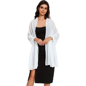 Women's Scarf Shawls and Wraps Soft Chiffon Wedding Bridal Scarves