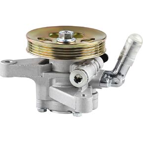 Power Steering Pump with Pulley Compatible with Honda Accord V6 3.0L 1998 1999 2000 2001 2002, Honda Odyssey V6 3.5L 1999 2000 2001 2002 2003 2004, Replacement for 21-5993 56110P8CA01