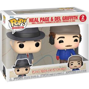 Funko Pop! Movies: Planes, Trains and Automobiles - Neal Page & Del Griffith, 2-Pack