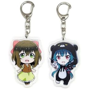 EBTY DREAMS Inc. - Set of 2 Kuma Kuma Kuma Bear Acrylic Keychain Yuna, Fina v2
