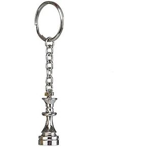 Chess METAL keychain KING - Chess piece key tag