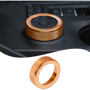 Lcojicep Car Driving Mode Knob Ring Trim Cover Compatible Ford Ranger 2023 2024 Aluminum Gear Panel Driving Mode Select Switch Knob Cover Decorative Accessories (Red)