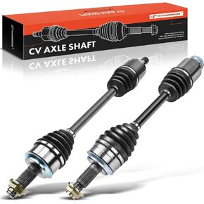 A-Premium Pair (2) Front CV Axle Shaft Assembly Compatible with Honda Accord 2015 2016 2017 L4 2.4L, Automatic CVT Transmission, Driver and Passenger Side, Replace# 44306T2AA21, 44305T1WA01