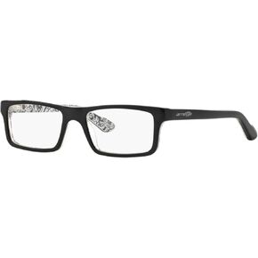 ARNETTE Lo-Fi AN7060-1119 Eyeglasses TOP BLACK/FANTASY Frame 47mm w/Clear Demo Lens