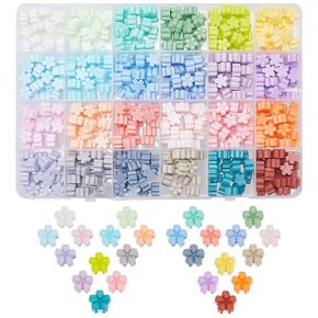 24 Colors Flower Wax Seal Beads Sealing Wax Pellets for Wax Seal Stamp DIY Craft Floral Wax Seals Decoration Envelopes Letters Gift Package Sealing Wax Colourful Wedding Invitation Stamp Wax