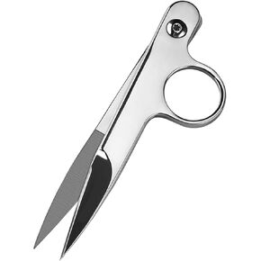 Sewing Scissors Yarn Thread Cutter, Small Snips Trimming Nipper Sewing Scissors Sewing Snips Thread Cutter Scissors Small Scissors for Sewing Thread Snippers for Sewing Stainless Steel for Cloth