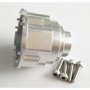 Aluminum Front or Center Differential Carrier Silver for UDR 1/7 RC Traxxas Unlimited Desert Racer 8581