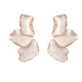 Irregular Flower Earrings for Women Petal Dangle Earrings Large Flower Earrings Trendy Statement Earrings Jewelry for Women﻿