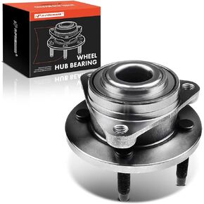 A-Premium Front Wheel Bearing and Hub Assembly with 4-Lug Compatible with Chevrolet Cobalt 2005-2010, Pontiac G5 2007-2010, Pursuit 2005-2006, Saturn Ion 2003-2007, with Non-ABS