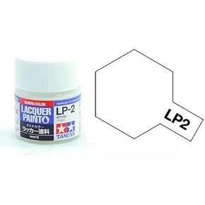 TAMIYA Lacquer Paint LP-2 White 10 ML TAM82102 Lacquer Primers & Paints