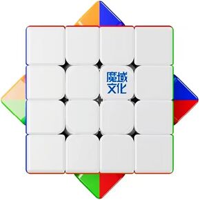 Cuberspeed Moyu AoSu V7 Flagship 4x4 Magnetic Stickerless Speed Cube (Double-Track UV)