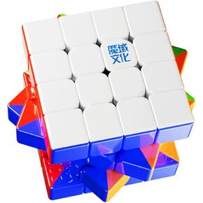 Cuberspeed Moyu AoSu V7 Flagship 4x4 Magnetic Stickerless Speed Cube (Double-Track UV)